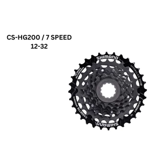 เฟืองหลัง สเตอร์ เฟืองสวม จักรยาน Shimano รุ่น CS-HG200 7-8 Speed