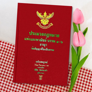 ประมวลกฎหมายแพ่งและพาณิชย์ อาญา ข้อสัญญาที่ไม่เป็นธรรม โดย พิชัย นิลทองคำ แก้ไขถึงปี พ.ศ. 2566 (ขนาดกลาง)
