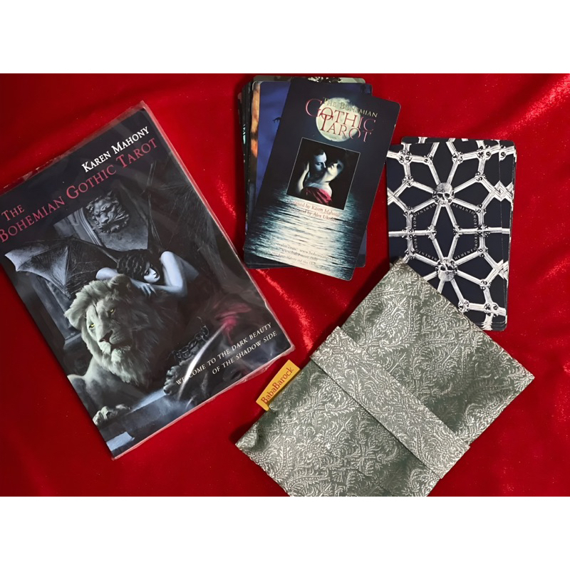 Tarot_raredecks- Bohemian Gothic Tarot Deck +guide book,pouch,no box-1st Edn.Baba Studio, 2007