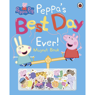 Peppa Pig: Peppa’s Best Day Ever: Magnet Book Hardcover – Illustrated A lovely magnet book full of Peppas favourite