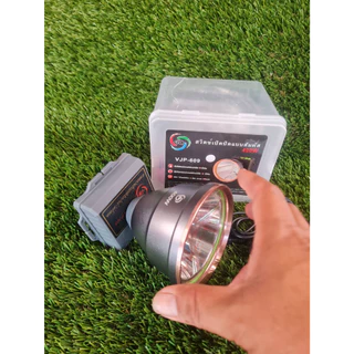ไฟฉายคาดหัว VJP 609 400w -หลอดไฟLED 400 วัตต์ -หน้าจอกว้าง 10 ซม. -แสงพุ่งไกล 1000 เมตร