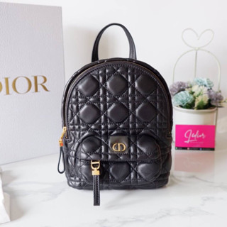 [ทักแชทก่อนสั่งซื้อ] Dior mini backpack size 21 ถ่ายจากสินค้าจริง อุปกรณ์ fullset