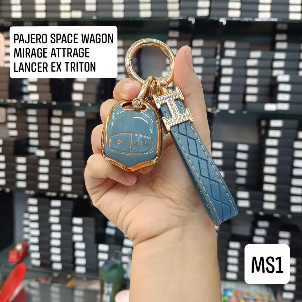 เคสกุญแจรถยนต์ Mitsubishi งานเคสTPU ปลอกกุญแจ ตรงรุ่น Mitsubishi Mirage,Attrage,New Triton,New Pajer