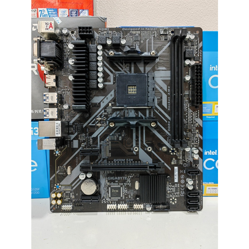 MB AM4 GIGABYTE B450M S2H (รองรับRyzen)