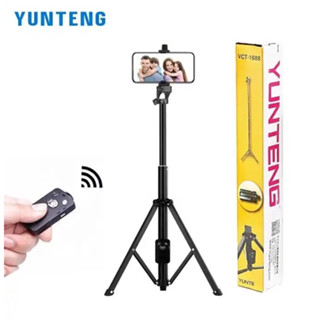 ส่งด่วน YUNTENG VCT-1688 ขาตั้งกล้อง ไม้เซลฟี่ พร้อมรีโมทบลูทูธ