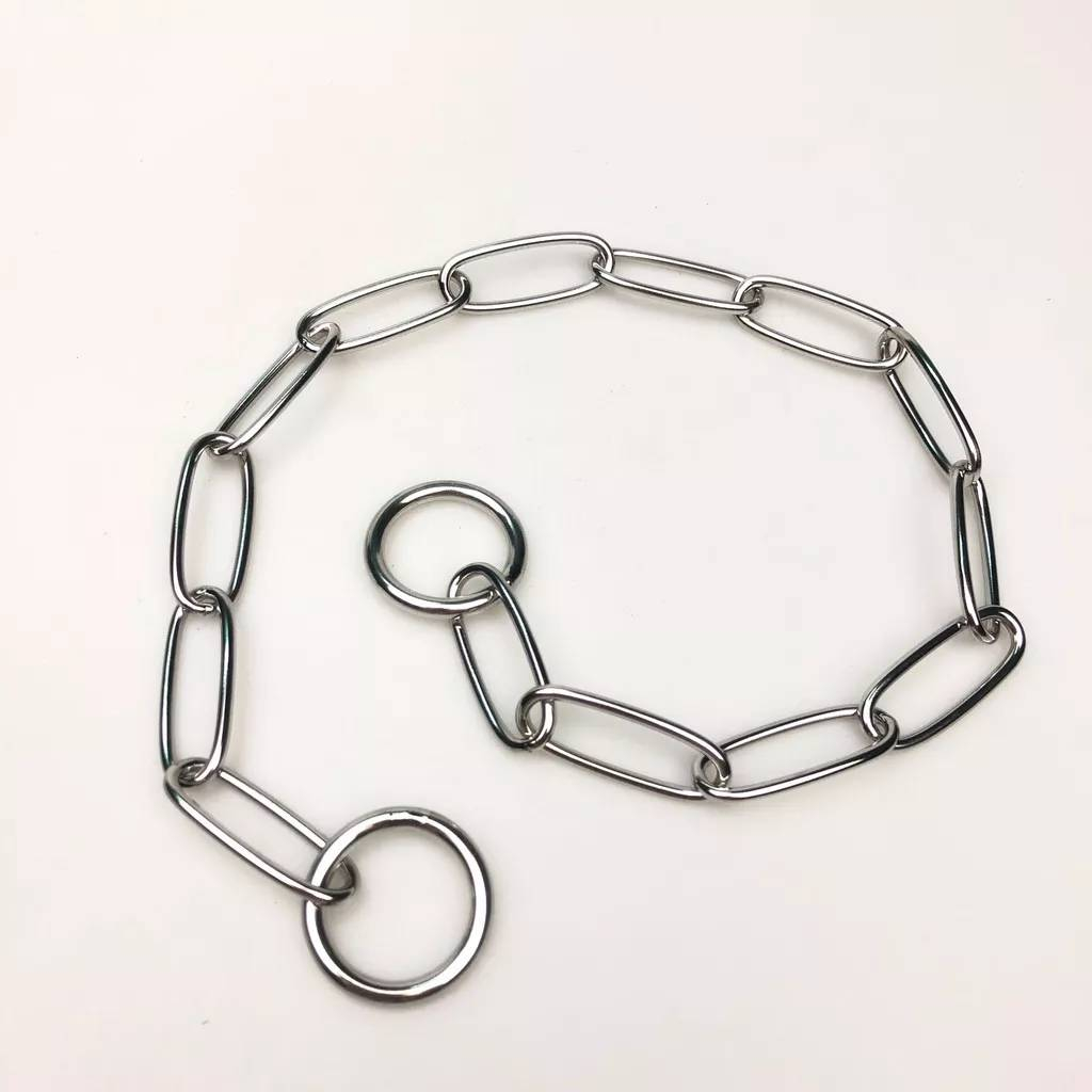 โซ่คอสุนัข ปลอกคอฝึกสุนัข สายจูงสุนัข ปลอกคอโซ่ฝึกสุนัขคุณภาพดี ปลอกคอสุนัข โซ่สำหรับ สุนัข หมา กันกัด รูปที่ 5