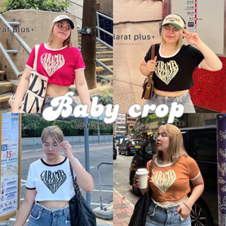 Baby crop Top💕 เสื้อสกรีนลายY2K