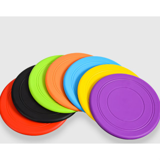 สัตว์เลี้ยงของเล่นสุนัขจานร่อนสัตว์เลี้ยงการฝึกอบรมแบบโต้ตอบ Frisbee ลอยน้ํา Bitable Soft Frisbee ผลิตภัณฑ์สัตว์เลี้ยง