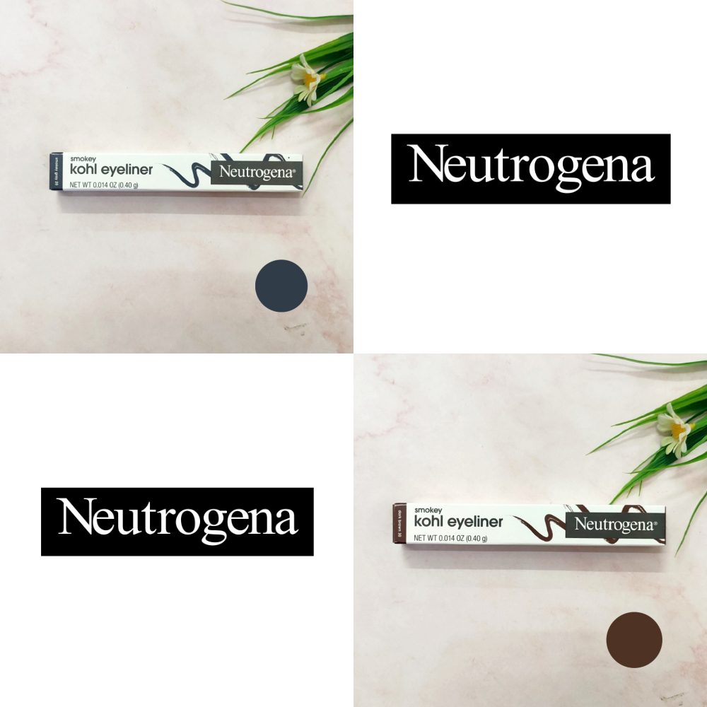 [Neutrogena®] Smokey Kohl Eyeliner 0.4 g นูโทจีนา อายไลเนอร์ แบบดินสอ กันน้ำ กันเหงื่อ ติดทน
