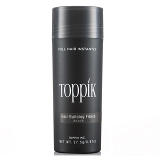 ผงไฟเบอร์โรยหัว Toppik สีดำ ปิดผมบาง หัวล้าน ผมบาง ช่วยให้ผมดกดำขึ้นอย่างเป็นธรรมชาติ