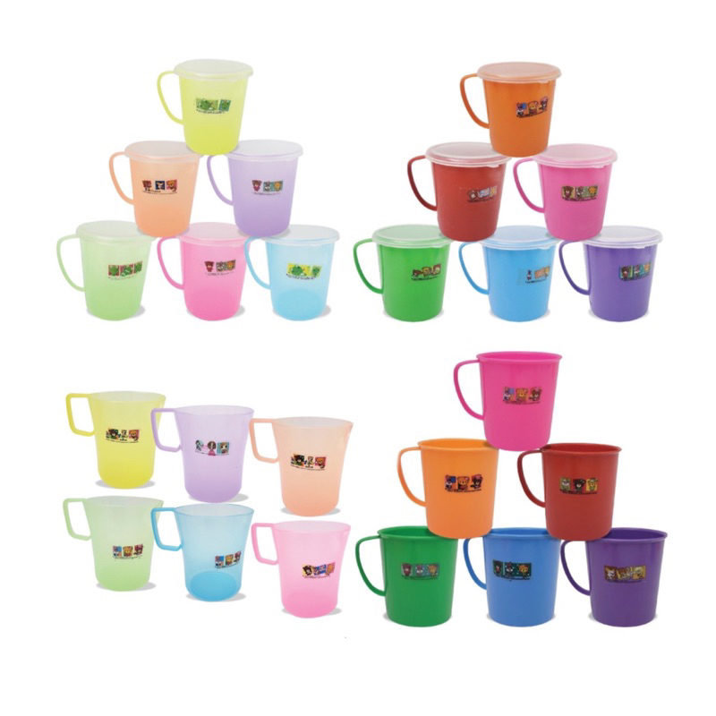 แก้วน้ำพลาสติก พร้อมส่ง