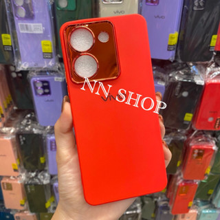 เคสกำมะหยี่สี ขอบโครเมี่ยมมีโลโก้ สำหรับรุ่น Vivo Y36 (4G)/Y36 (5G)‼️พร้อมส่งในไทย