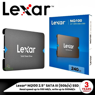 240GB / 480GB / 960GB SSD (เอสเอสดี) LEXAR NQ100 2.5" SATA3 ประกัน 3 ปี