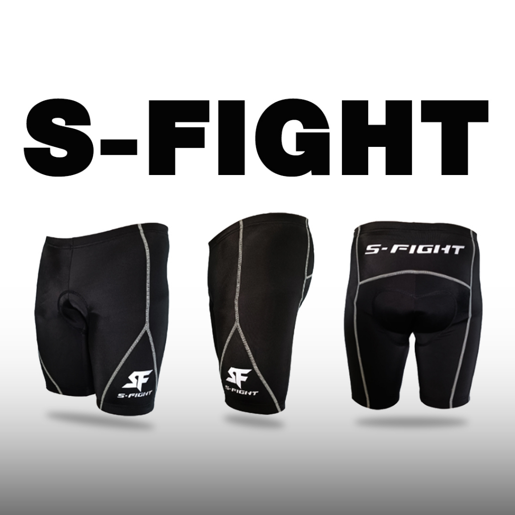 กางเกง S-Fight กางเกงปั่นจักรยาน ขาสั้น S-Fight เป้าเจล 4D รุ่น S065