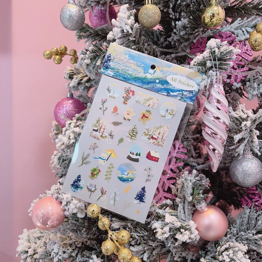 สติกเกอร์ Sticker Winter Size A6