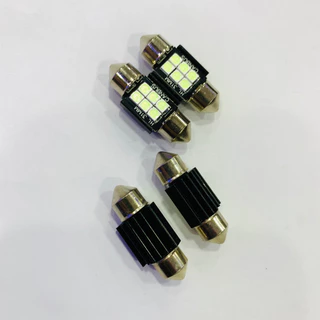 หลอดไฟเพดาน LED (1หลอด) 6SMD 31MM 3030 ไฟแคปซูล ใส่ได้ 12V สว่างมาก สีไอซ์บลู-สีขาว