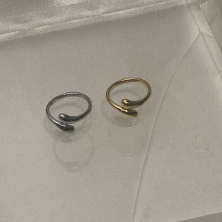 open-end ring (thin) แหวนสเตนเลส ไม่ลอกไม่ดำ