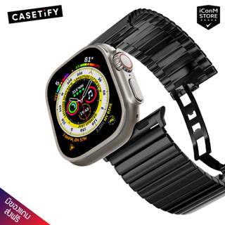 [พร้อมส่ง] CASETiFY - Stainless Steel Monolink Watch Band (Black) สายนาฬิกาสำหรับ Apple Watch 8-1, SE, Ultra Series