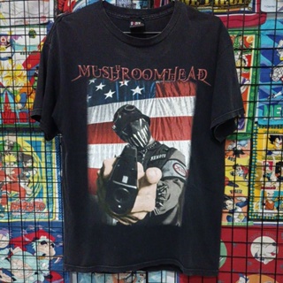 เสื้อยืดมือสอง Vintage Usa เสื้อวงเฮฟวี่เมทัล MUSHROOMHEAD Size L.อก21.5/ยาว29.5