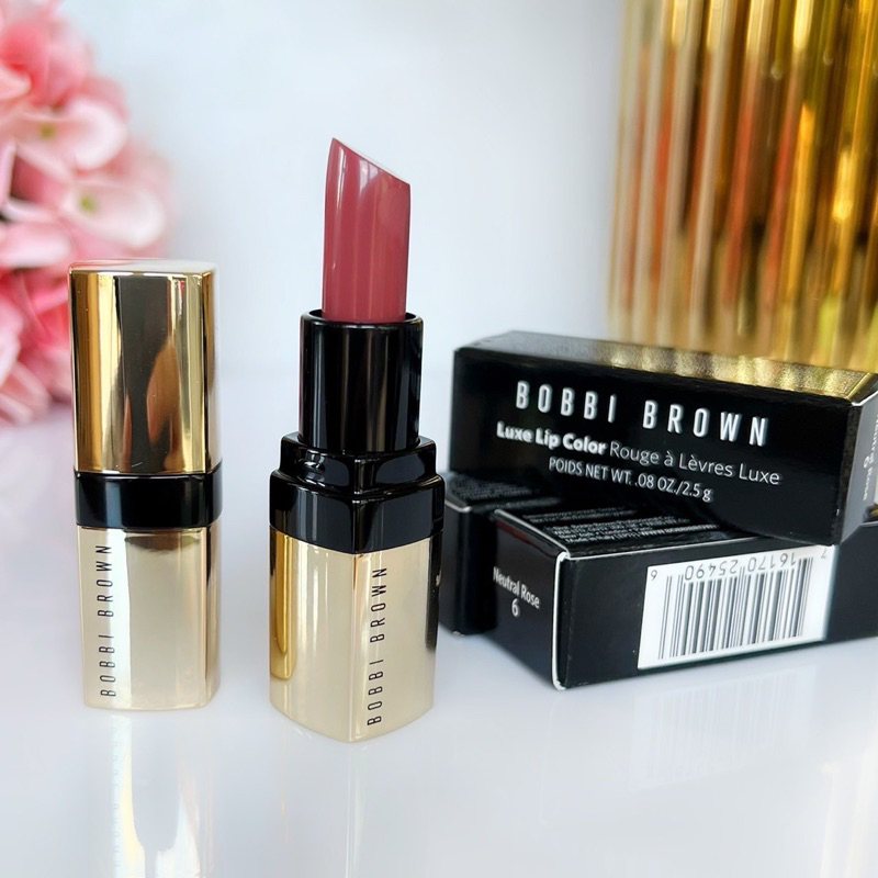 Bobbi Brown Luxe Lip Color 2.5g  # 06 - Neutral Rose