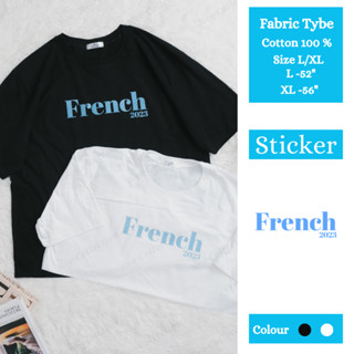 Fresh T -shirt (อก 52-56”) เสื้อยืดผ้าคอตตอน 100% Plus size