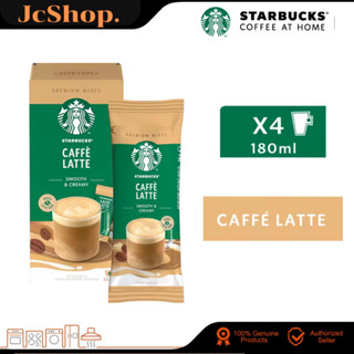 STARBUCKS® Caffè Latte Premium Mixes, 56g Box of 4 x 14g Sticks