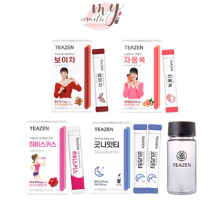 (🌼แท้ / พร้อมส่ง🌼) Teazen ชาเกาหลีตัวดัง ชาผูเอ๋อร์ 1 กล่อง 10 ซอง
