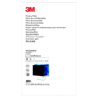 3M Privacy Filter ขนาด 23.0 นิ้ว แบบ Edge-to-Edge สำหรับ Full Screen Monitor [PF230W9EM]