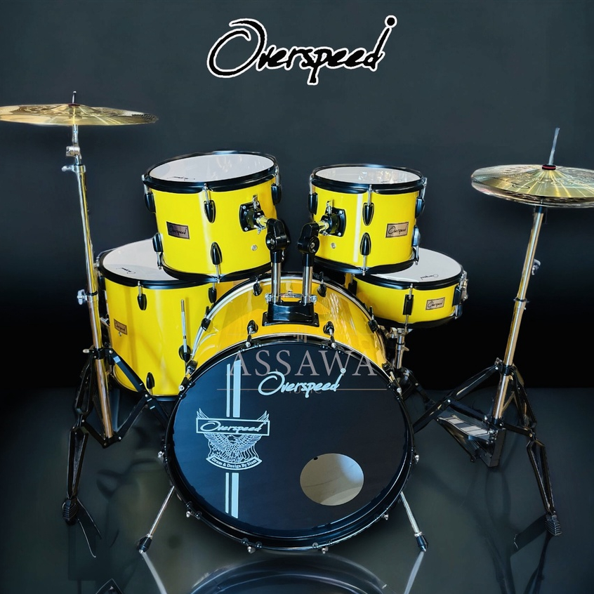 ส่งฟรี กลองชุด Overspeed CD-01 และ CD-02 พร้อมเก้าอี้ จัดเต็ม อุปกรณ์ครบชุด Drum Set