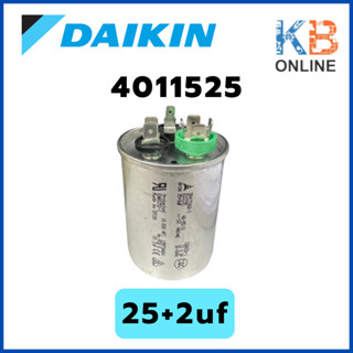 DAIKIN 4011525 COMP. CAPACITOR 25+2uf 440 VAC คาปาซิเตอร์ (แค็ปรัน)