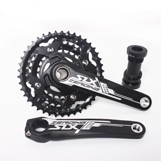 ZEROING SLX ชุดขาจาน MTB Crankset อะลูมินัมอัลลอย 104/64BCD ขนาดฟัน 22/32/42T ขายาว 170 mm.