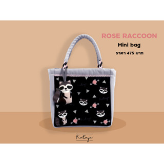 Rataya กระเป๋าถือขนาดเล็ก Rose Racoon Mini Bag