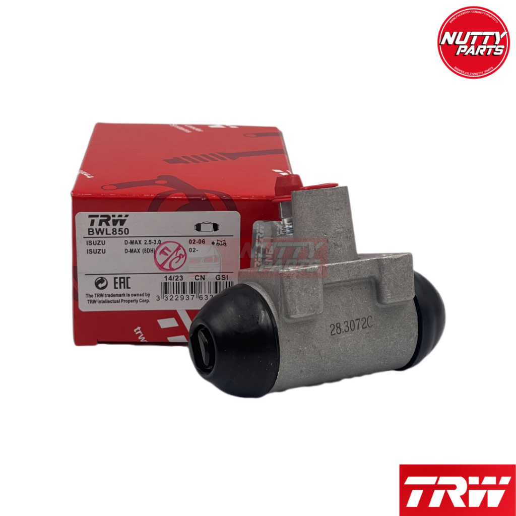 TRW กระบอกเบรคหลัง  ISUZU D-MAX โฉมแรก 2WD ปี02-07 , ALL NEW DMAX ปี12-20 2WD ขนาด 1 นิ้ว BWL850 กระ
