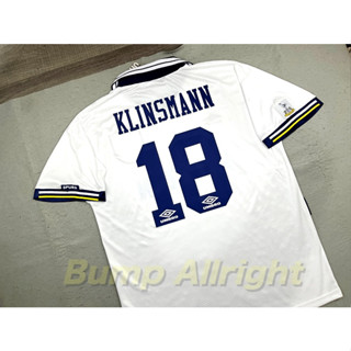 Retro : เสื้อฟุตบอลย้อนยุค Vintage ทีม สเปอร์ส เหย้า Spur Home 1993 + 18 KLINSMANN, เสื้อเปล่า !!