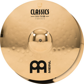 MEINL Cymbals Classic Custom Brilliant Powerful Hihat - 14" (CC14PH-B)