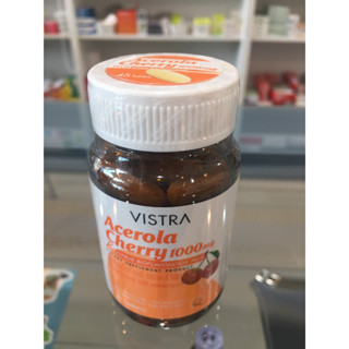 VISTRA Acerola Cherry 1000 mg &amp; Citrus Bioflavonoids Plus 45 เม็ด