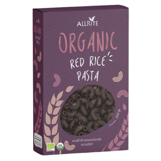 ออไรท์ เส้นพาสต้า จากข้าวแดง ออร์แกนิค 250 กรัม - Organic Thai Red Rice Pasta Gluten Free 250g Allrite brand