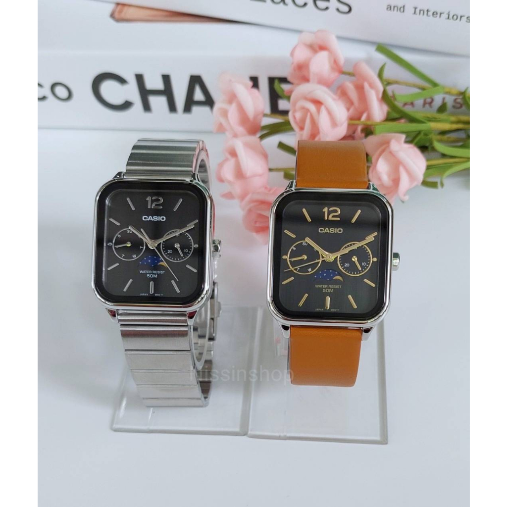 นาฬิกา Casio แท้ รุ่น MTP-M305D-1A และ MTP-M305L-1A นาฬิกาดีไซน์ Smart watch รุ่นใหม่ล่าสุด ของแท้ รับประกัน 1 ปีเต็ม