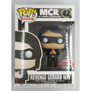 Funko Pop Rock My Chemical Romance - Revenge Gerard Way #42 (ลงสีที่ตาไม่ค่อยสวย + กล่องมีตำหนินิดหน่อย) แบบที่ 2