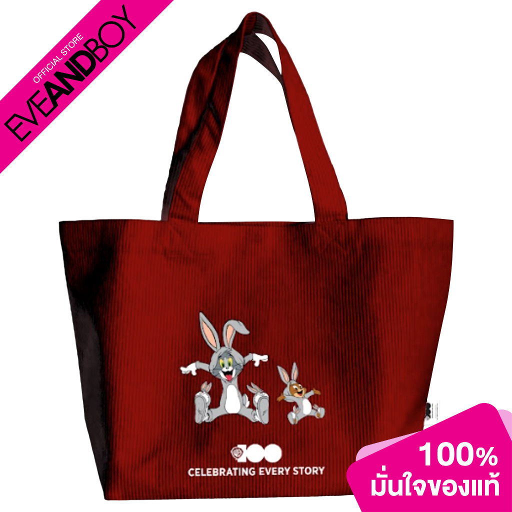 ARCHITA - Tom And Jerry & Bugs Bunny Mashup Tote Bag #Margenta กระเป๋า