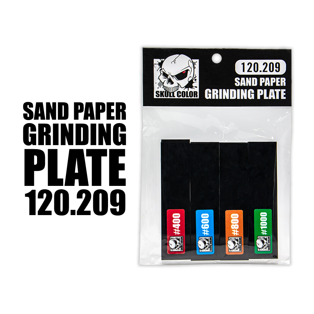 Skull Color : 120.209 Sanding Paper Grinding Plate
