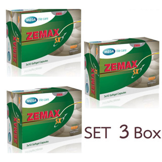 @@Mega Zemax SX 30 เม็ด เสริมฮอร์โมน สุขภาพเพศชาย Exp.9/24