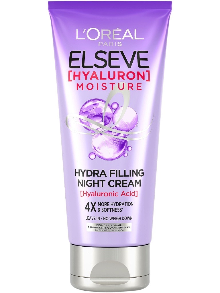 etbeauty [ 1หลอด] Loreal  Hyaluron Moisture Hydra Filling Night Cream (150 ml.) ทรีทเมนท์บำรุงผม