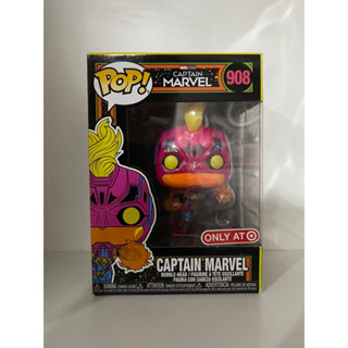 Funko Pop Funko Pop Captain Marvel Black Light Exclusive 908