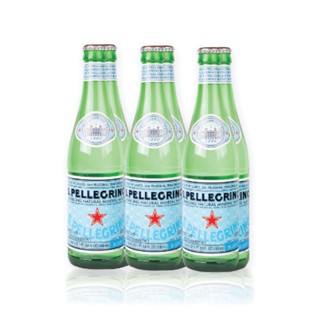 GLASS (Sparkling) San Pellegrino 1899 Mineral Water 500ML/750ML-ซานเพลลีกรีโนน้ำแร่ธรรมชาติอัดแก๊ส น้ำแร่ธรรมชาติแท้