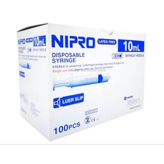 ไซริ้ง NIPRO 10 mL 100 ชิ้น/กล่อง