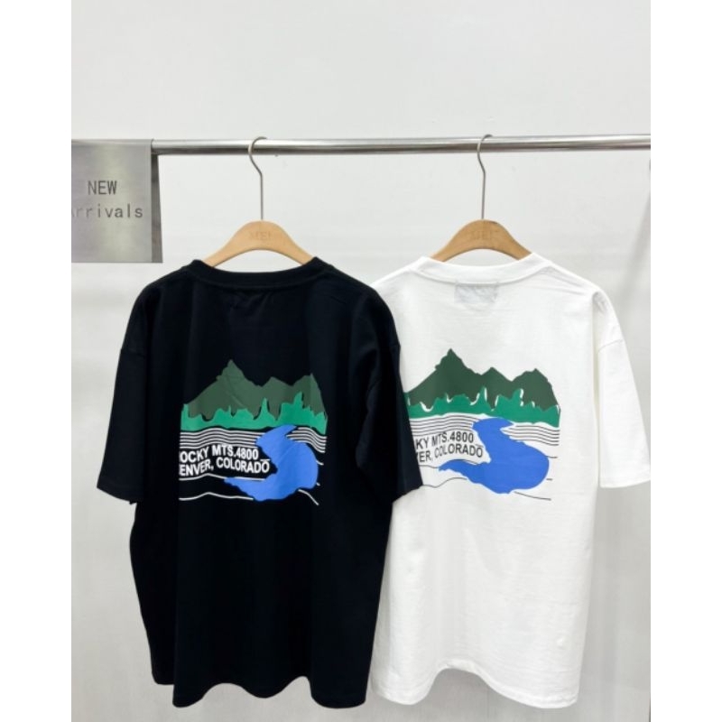 🌀เสื้อยืด CMA🌀 ทรง Oversize อก 44-46" ผ้าคอตตอน 100%🏞️