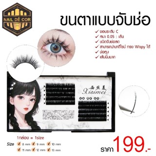 ขนตาช่อ(ชนิดช่อหุบ) wispy look