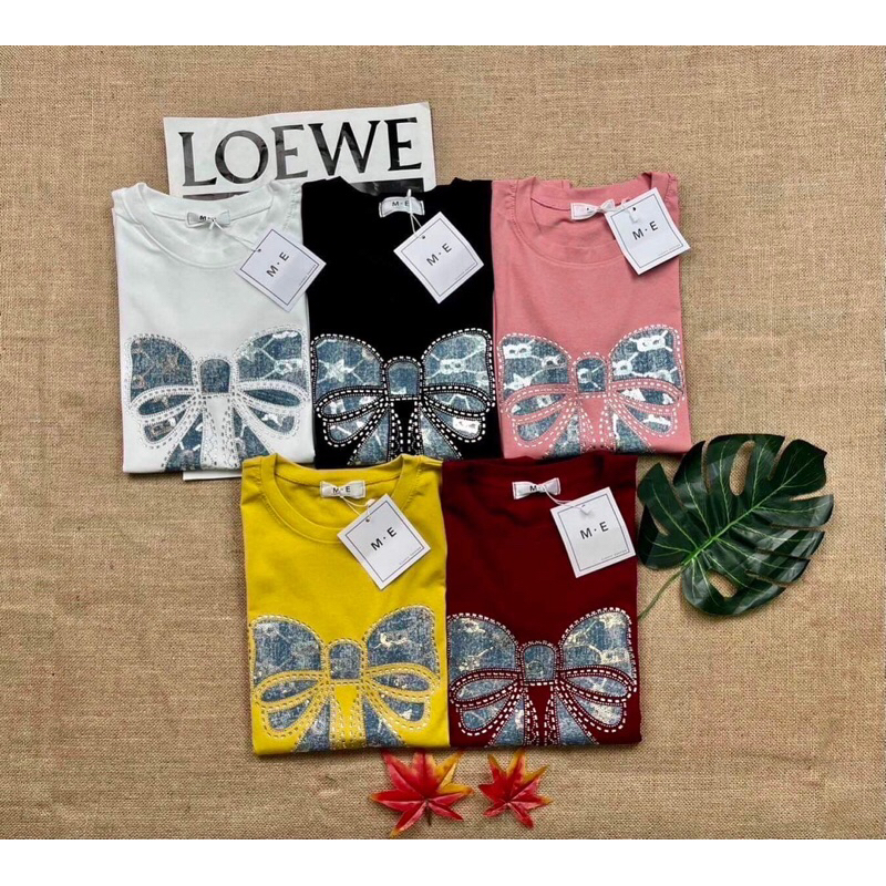 👚เสื้อยืดผ้าเด้งป้ายME อก32"-40" ส168👚