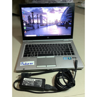 Notebook i5 hp 8460P/มีตำหนิที่ขอบยางกันกระแทก/Core i5-2540M Cpu 2.6GHz/Gen2/DDR3 4 GB/SSD 128 GB/LED14’’/output VGA,DP/